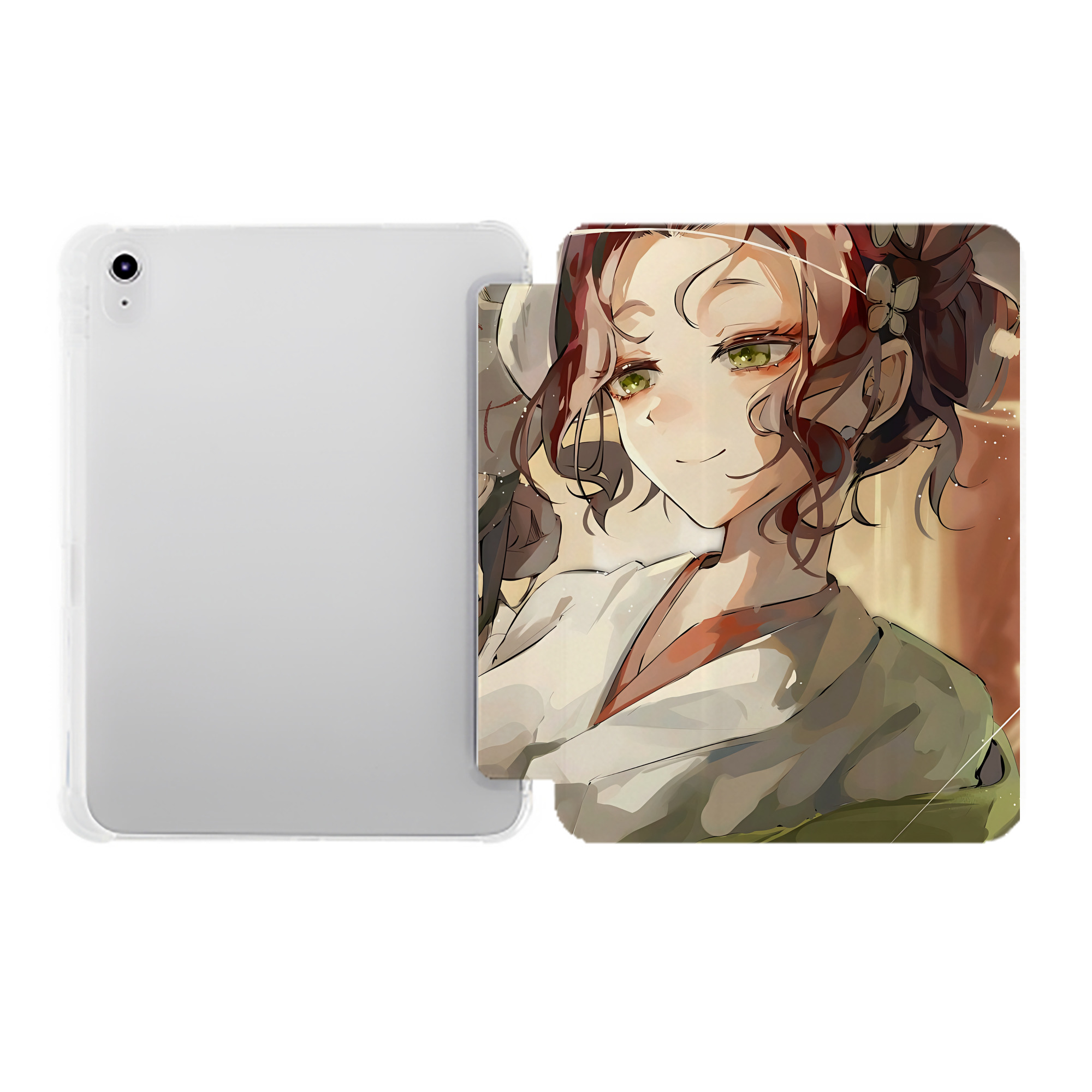 （画像用） 薬屋のひとりごと The Apothecary Diaries IPad ケース ペン収納付き 三つ折りスタンド PUレザー×シリコン 対応機種9.5/10.5/10.9インチ